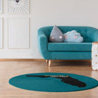 East Urban Home Florida Sports Colours Poly Chenille Rug