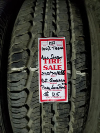 P 245/70/ R16 BF GOODRICH RADIAL LONG TRAIL T/A M/S All Season Tire - 100% TREAD LEFT $125 for THE TIRE / 1 TIRE ONLY !!
