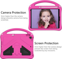 iPad 7/8/9 10.9-inch 2019/2020/2021 Kids Case PINK Eva Shockproof Lightweight Stand Tablet Cover