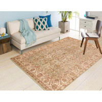 Isabelline One-of-a-Kind 7'10" X 9'10" Area Rug in Green/Ivory