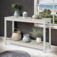 Red Barrel Studio 48? Grey Console Table with Storage