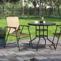 Sol 72 Outdoor™ Rainer Folding Patio Dining Armchair