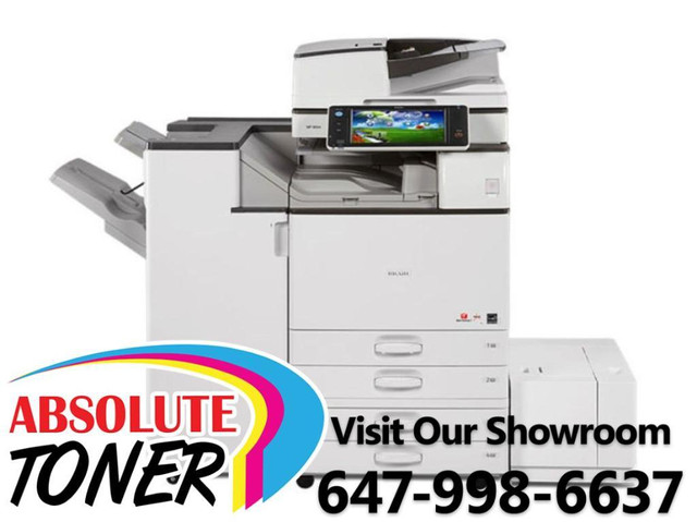 NEWER MODEL RICOH LOW PAGE COUNT Color Laser Multifunction Printer Copier Scanner at AMAZING PRICE OF JUST $55/MONTH. in Printers, Scanners & Fax in Ontario - Image 3