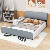 Latitude Run® Full Upholstered Platform Bed with Storage