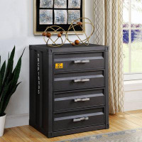 Builddecor Cargo 4 Drawer Accent Chest, Chest Of Drawers, Storage Chest, Bedroom Chest, Modern Chest