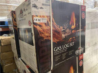 Liquidation Closeout of 100 pcs Napoleon Piece Gas Log Set with Burner
