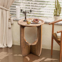 Loon Peak Keenesburg Rustic Farmhouse End Table, French Country Accent Side Table for Family, Dinning or Living Room