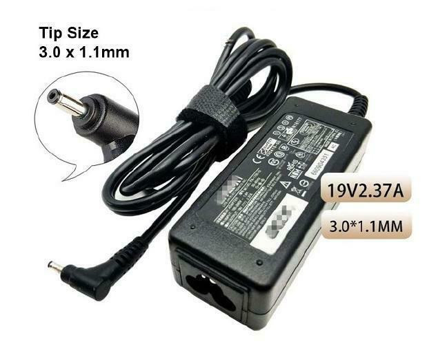 For ACER - 19V - 2.37A - 45W - 3.0 x 1.1mm PA-1450 Replacement Laptop AC Power Adapter - Black in Laptop Accessories - Image 2
