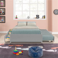 Latitude Run® FULL BED WITH TWIN TRUNDLE AND TWO DRAWERS