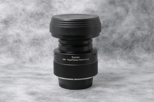 Sunex Super FishEye 5.6mm F/5.6 185 degree For Nikon &amp; Panoramic Rotator (ID: 1641) in Cameras & Camcorders - Image 2