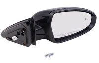 Mirror Passenger Side Kia Forte5 Hatchback 2020 Power Heated Gloss Black With Blind Spot , KI1321225