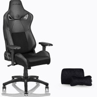 Inbox Zero EAdjustable Office Computer Chair with Lumbar Support and Headrest and Armrest