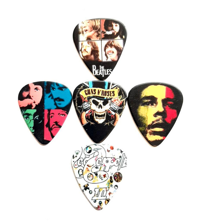 10 pcs Legendary Bands Guitar Picks Collection 10 picks 0.46mm 0.96mm SPS421 Free Shipping in Other