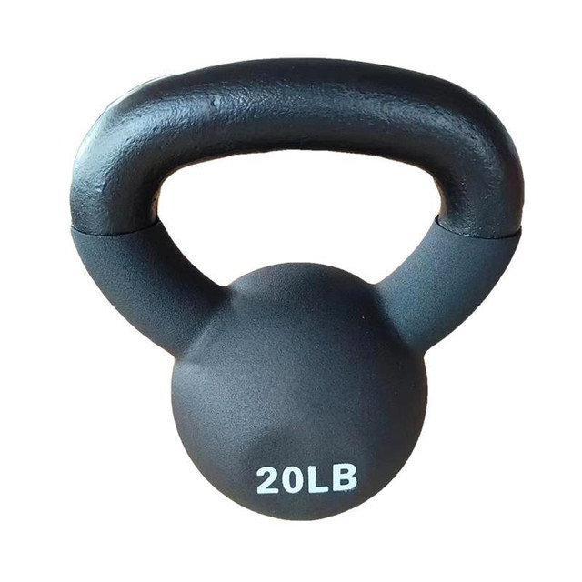 NEW (2) VINYL COATED CAST IRON KETTLEBELL WEIGHT SET in Other in Winnipeg - Image 4