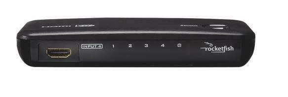 Rocketfish RF-G1185-C 4-Port HDMI Switch Box (New Other) in Video & TV Accessories in Markham / York Region