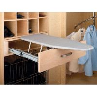 Rev-A-Shelf Rev-A-Shelf Retractable Pull Out Stowaway Closet Ironing Board, Grey