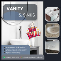 Mind Blowing Vanity + Sink Prices in Ontario