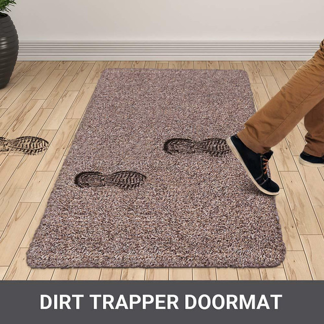 NEW DIRT TRAPPER ENTRY FLOOR MAT SUPER ABSORBENT RUG in Rugs, Carpets & Runners in Alberta