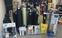 Système de filtration d'eau, Adoucisseurs, Filtres, Ultraviolet, Chlorinations, cartouches, tout pour l'eau