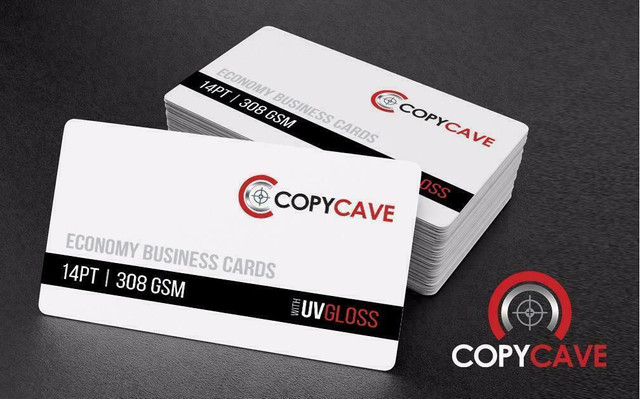 Cheap Business Cards | Business Card Printing on heavy 14pt Stock, only $28.69 for 500! | Flat-rate design available in Other Business & Industrial