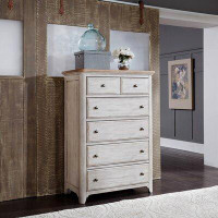 Liberty Furniture Farmhouse Reimagined 5 Drawer 38" W Solid Wood Chest