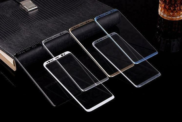 GALAXY s8 and s8  PLUS , FULL BODY EDGE COVER Tempered Glass Screen ProtectorHIGH QUALITY in Cell Phone Accessories in City of Montréal