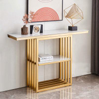 Wrought Studio Modern Console Table With Adjustable Foot Pads