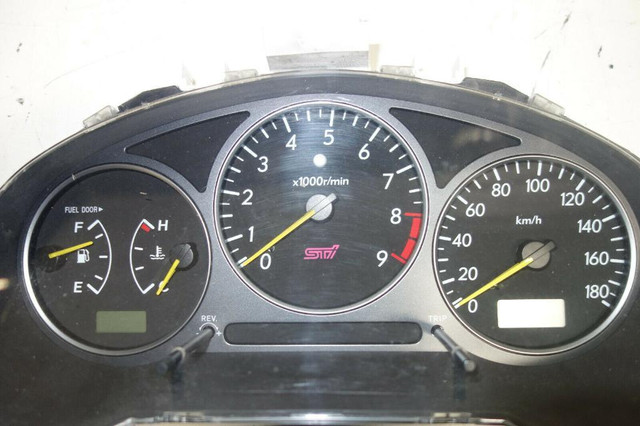 JDM Subaru Impreza WRX STi V7 GDB Cluster Speedometer 180KM/H 6speed 2002-2003 in Other Parts & Accessories - Image 4