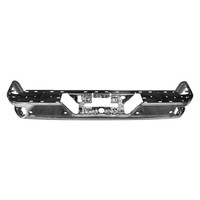 Bumper Face Bar Rear Gmc Sierra 3500 2020-2021 Steel Chrome With Blind Spots Single Exhaust , GM1102575