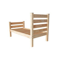 A&L Furniture Homestead Wooden Bed Frame with Headboard & Footboard