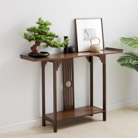 Winston Porter Dentrell 32.7"H Wooden Console Table