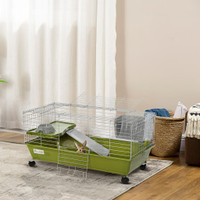 Small animal cage 35" x 17.3" x 16.9" Green