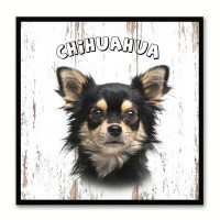 Winston Porter Chihuahua Dog Canvas Print, 30x30