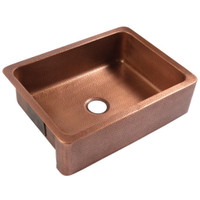 Sinkology 32 x 22 x 8 Lange Undermount Farmhouse Kitchen Sink - Copper