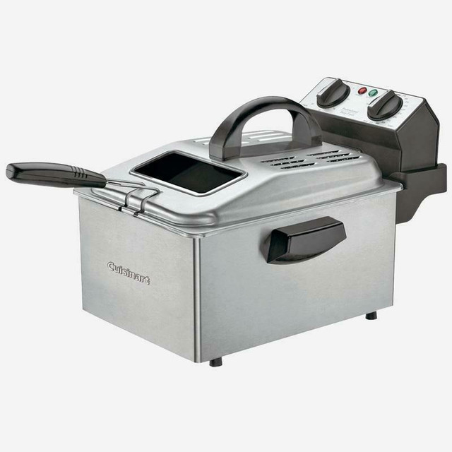 Friteuse Professionelle 3.8L 1800W CDF-250C Cuisinart - INOX - ON EXPÉDIE PARTOUT AU QUÉBEC ! - BESTCOST.CA in Microwaves & Cookers in Québec