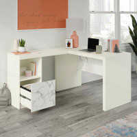 Latitude Run® L-Shape Executive Desk