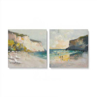 Ivy Bronx Seascape Sonata, Set of 2 Print on Canvas