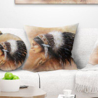 East Urban Home Indian Woman Pillow