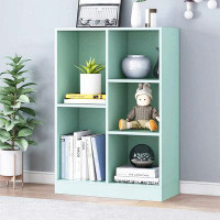 Ebern Designs Ebern Designs Open Shelf Low Bookcase - Wooden 3-Tier Floor Standing Display Cabinet Organizer With Base,