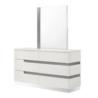 Darby Home Co 6 Drawer 62.99" W Double Dresser with Mirror