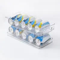 Prep & Savour Ondisplay Fifo Gravity Auto-feed Refrigerator Soda/beer Can Organizer - Stores Up To 12 Cans In Fridge - B