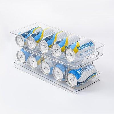 Prep & Savour Ondisplay Fifo Gravity Auto-feed Refrigerator Soda/beer Can Organizer - Stores Up To 12 Cans In Fridge - B in Refrigerators
