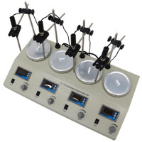4 Heads Multi unit Digital Thermostatic Magnetic Stirrer Hot plate mixer 110V 210054