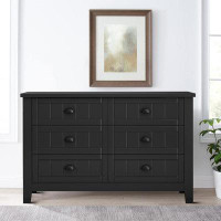 Latitude Run® Solid Wood Frame Dresser With Drawers And Handles