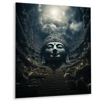 Latitude Run® Hinduisim Art Celestial Pathway - Hinduisim Metal Wall Decor