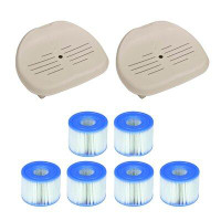 Intex Pure Spa Hot Tub Seat Accessory & Type S1 Filters