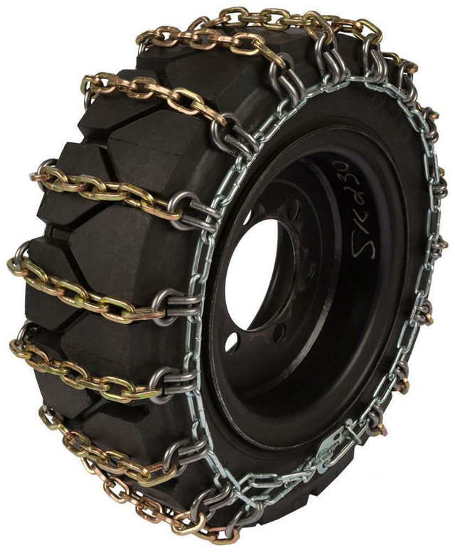 NEW SKID STEER LOADER TIRE CHAINS SNOW CHAIN 12X16.5 & 10X16.5 in Tires & Rims in Alberta - Image 4