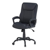 Latitude Run® Office Computer Desk Chair With Armrest, 26"D X 23.75"W X 42"H, Black
