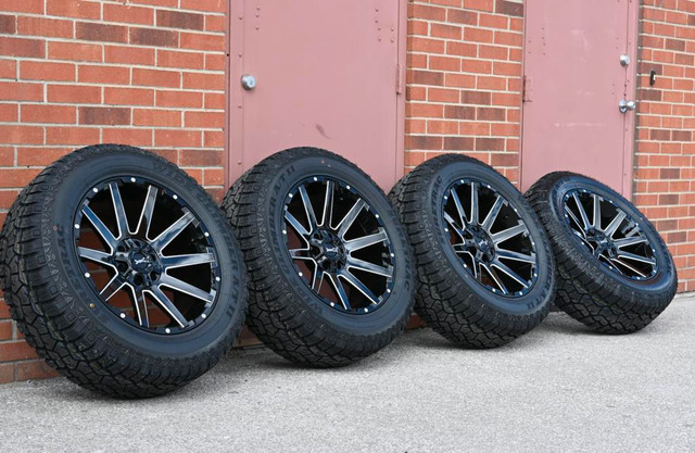 $2250 (4Pcs) Rim tire package Ford F150 Ram1500 DT 6x135 6x139 20x9 275/60R20 Tire Sensors 3341 F150 Rim Ram1500 Rim in Tires & Rims in Toronto (GTA) - Image 2