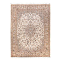 The Twillery Co. One-of-a-Kind Hayner Hand-Knotted 9'2" x 12'4" Area Rug in Beige/Taupe/Grey